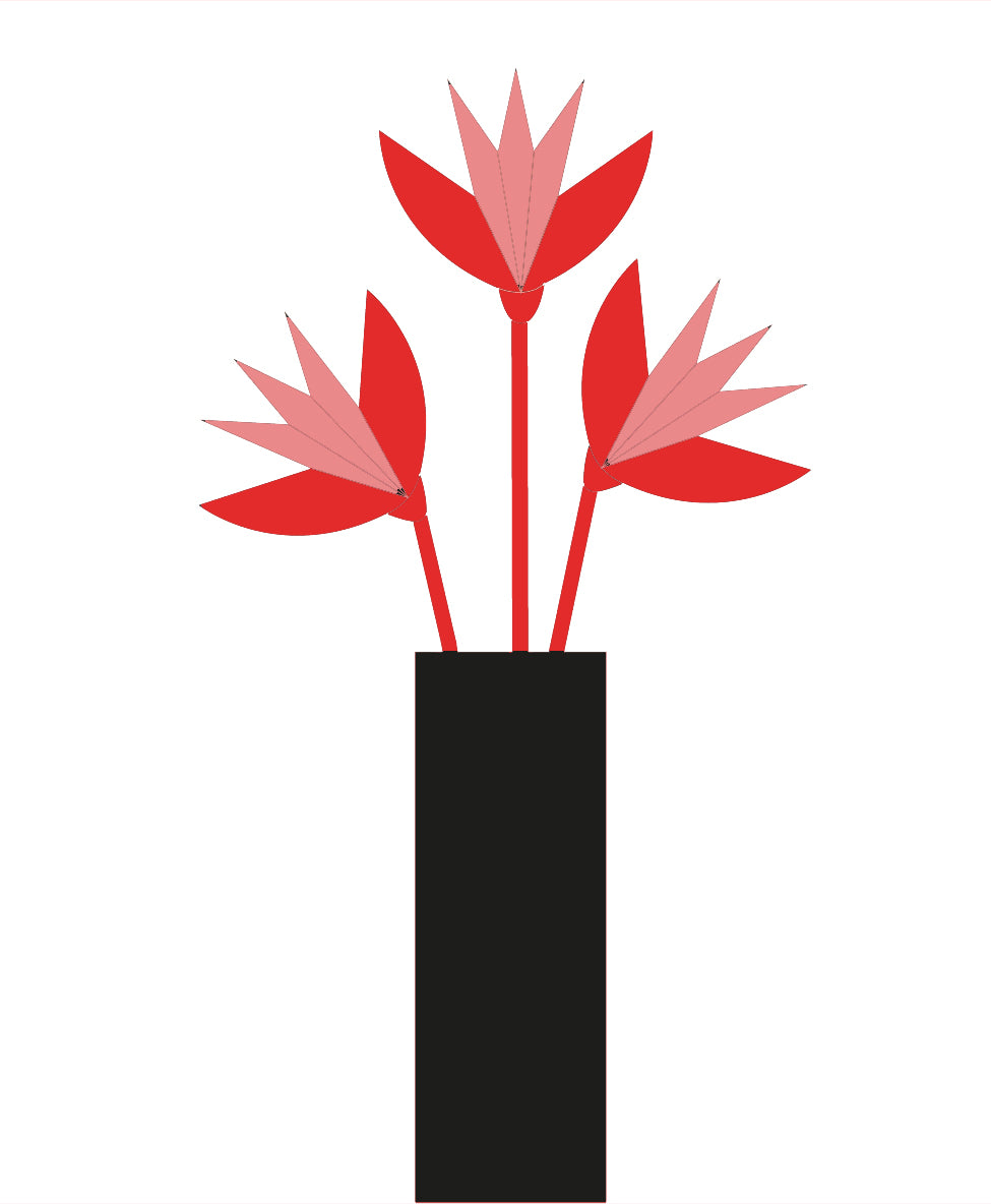 Strelitzia Bouquet ( tre styks)